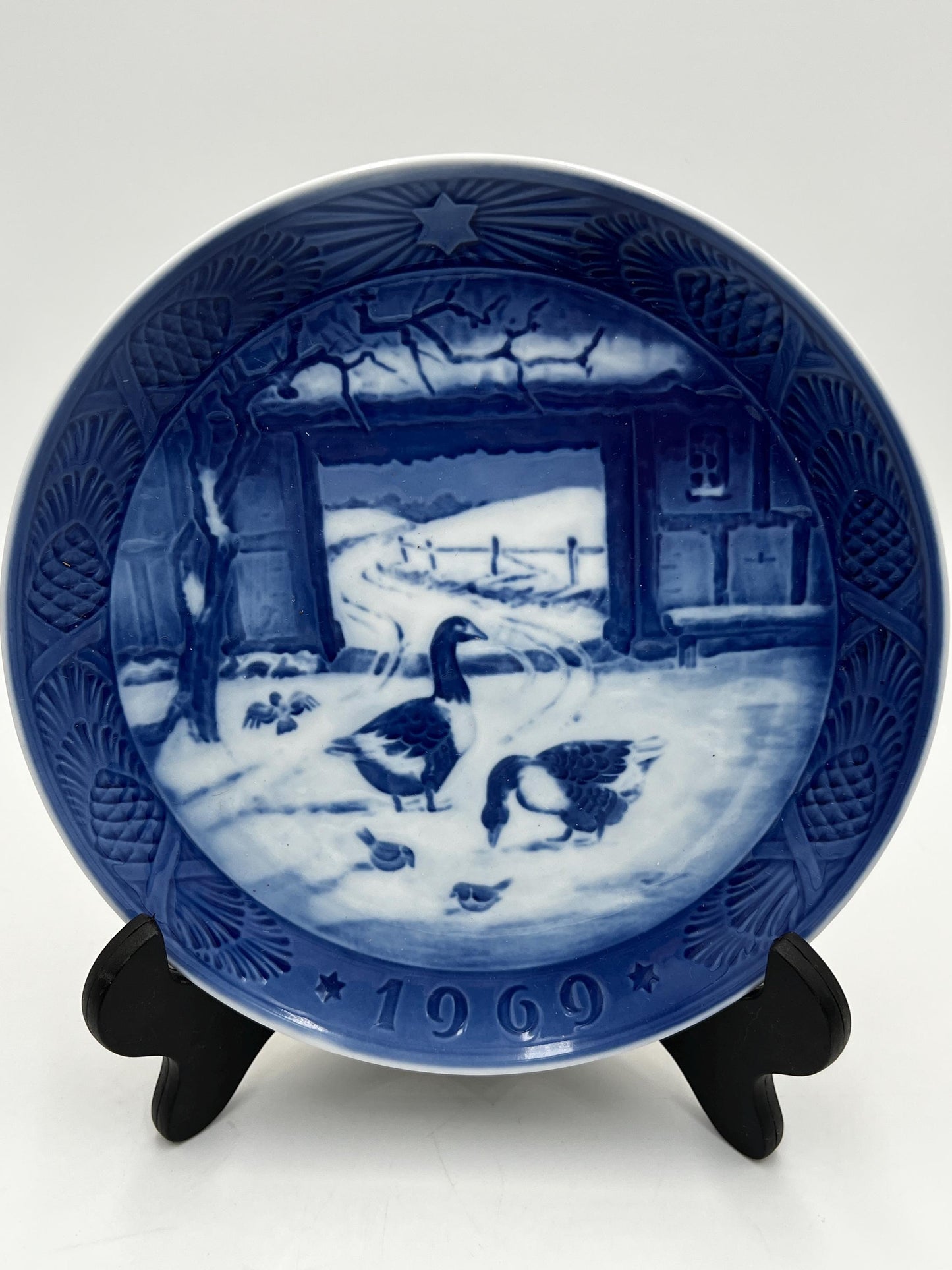 Vintage Royal Copenhagen Christmas Plates | Danish Blue & White Porcelain Collectible Plates | Sold Individually