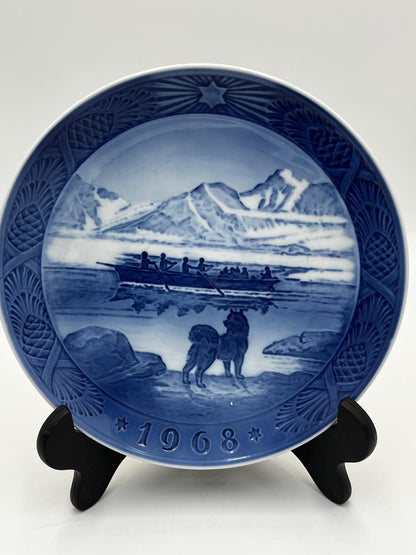 Vintage Royal Copenhagen Christmas Plates | Danish Blue & White Porcelain Collectible Plates | Sold Individually