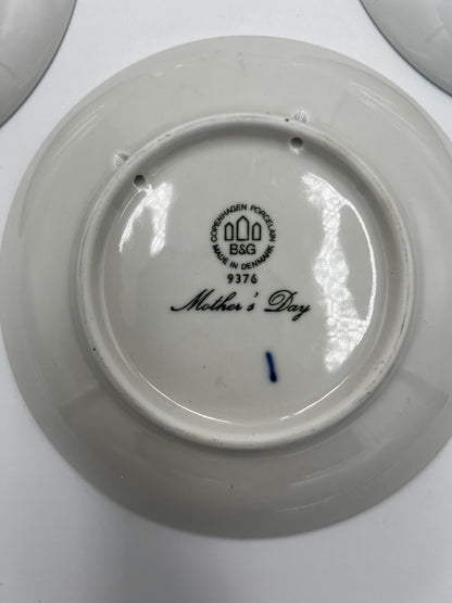Vintage Danish Mother's Day Plates (Mors Dag) |1973-1976 | Bing & Grondahl / Royal Copenhagen Porcelain Plates | Sold Individually