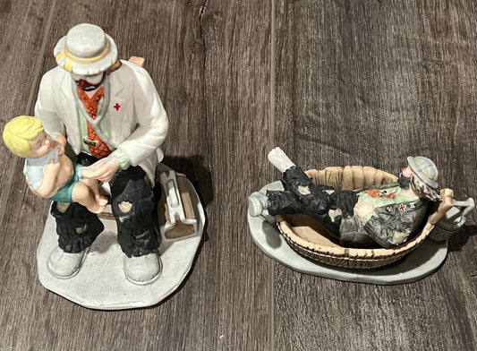 Emmett Kelly Jr, Porcelain Statues YOUR CHOICE