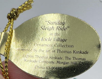 Thomas Kinkade Icicle Village Ornaments 3 Different Sets Available