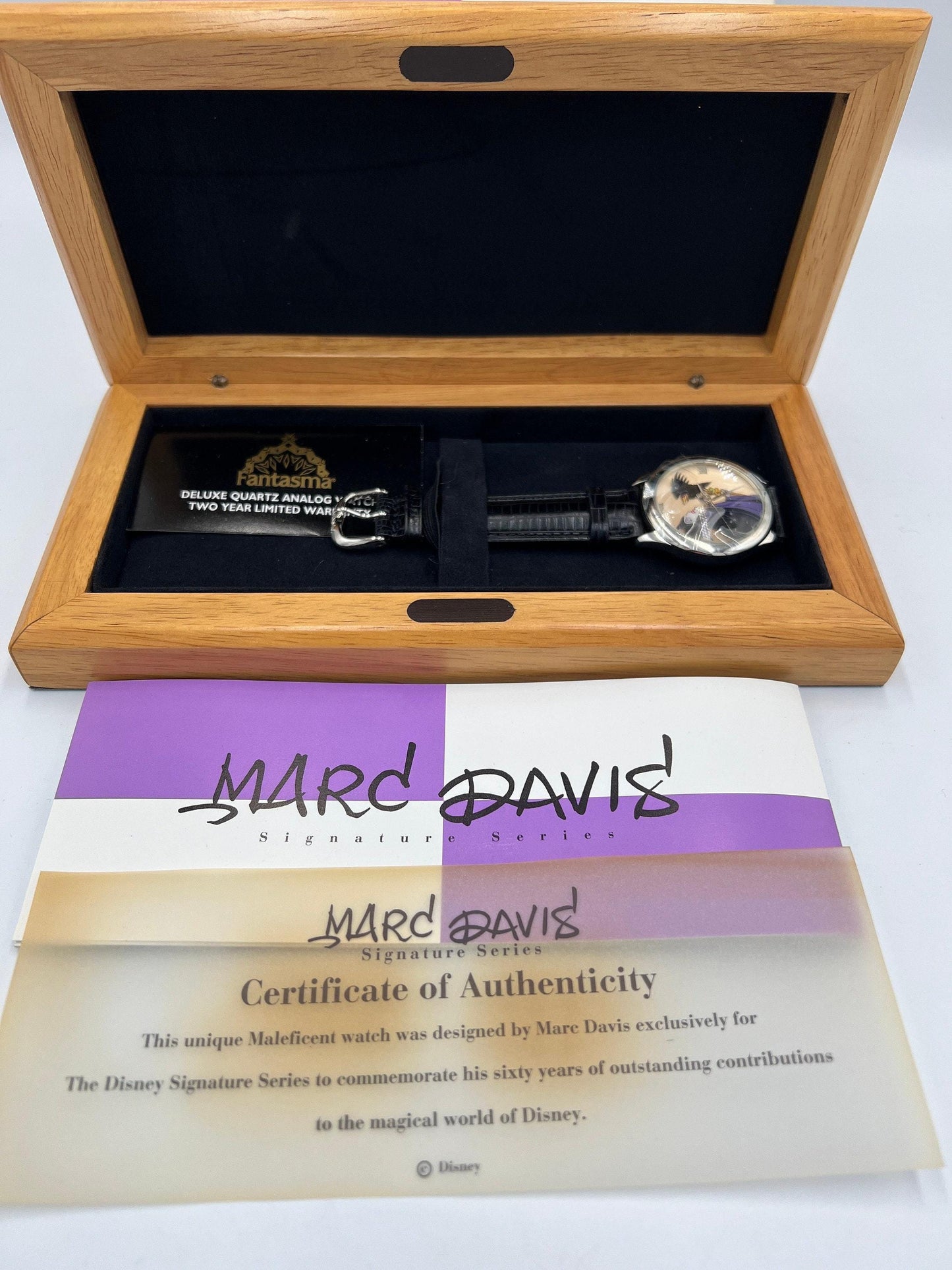 Marc Davis Disney Watch Maleficent Limited Edition