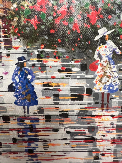 Pont des Arts Artwork: Vibrant Paris Bridge - Solomon Hwang - Signed with COA