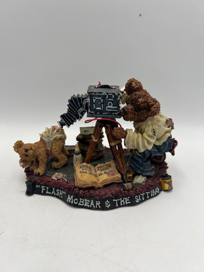 Boyd's Bears Resin Figurines, Vintage Friends Set (Lot of 6)