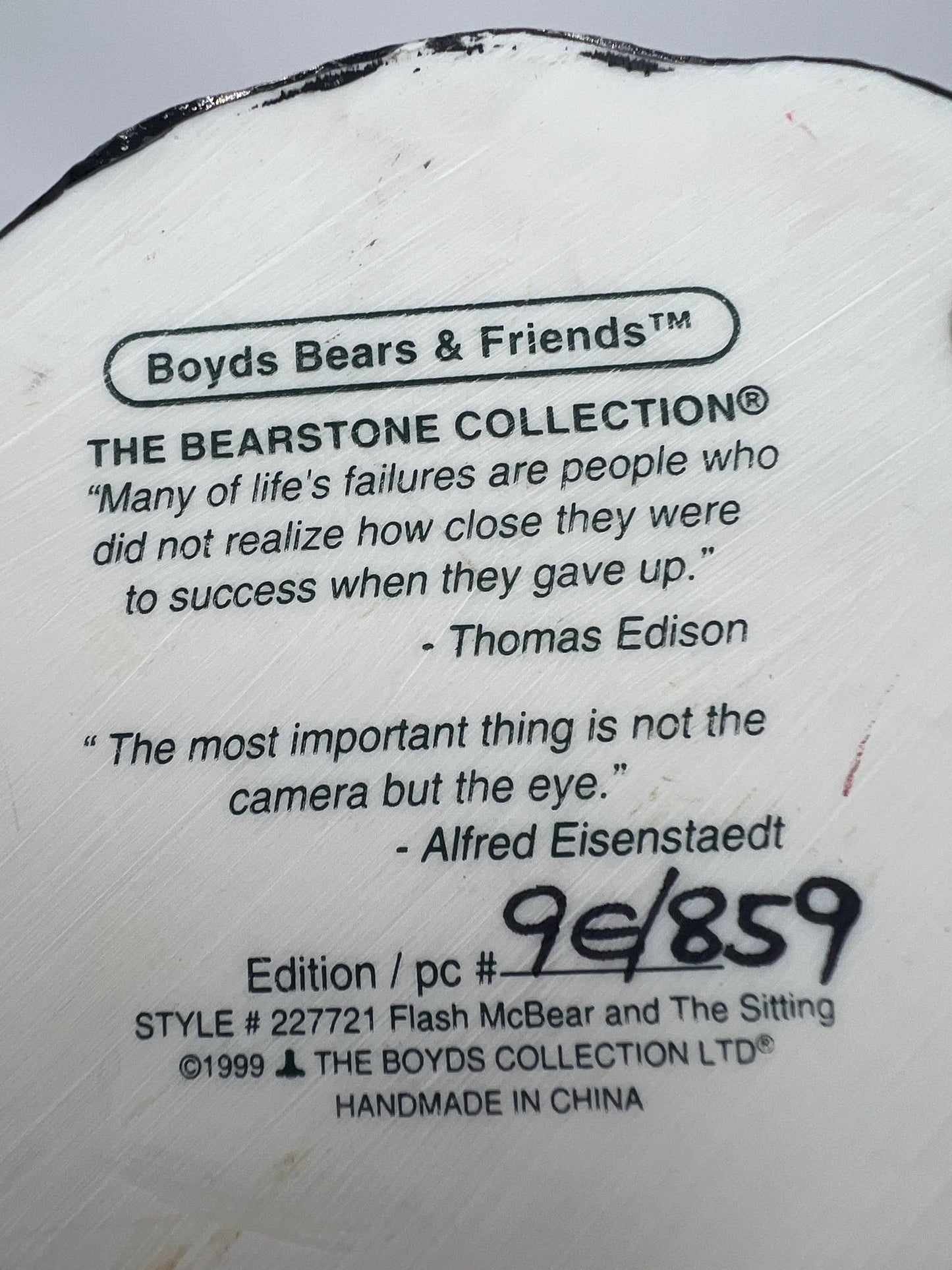 Boyd's Bears Resin Figurines, Vintage Friends Set (Lot of 6)