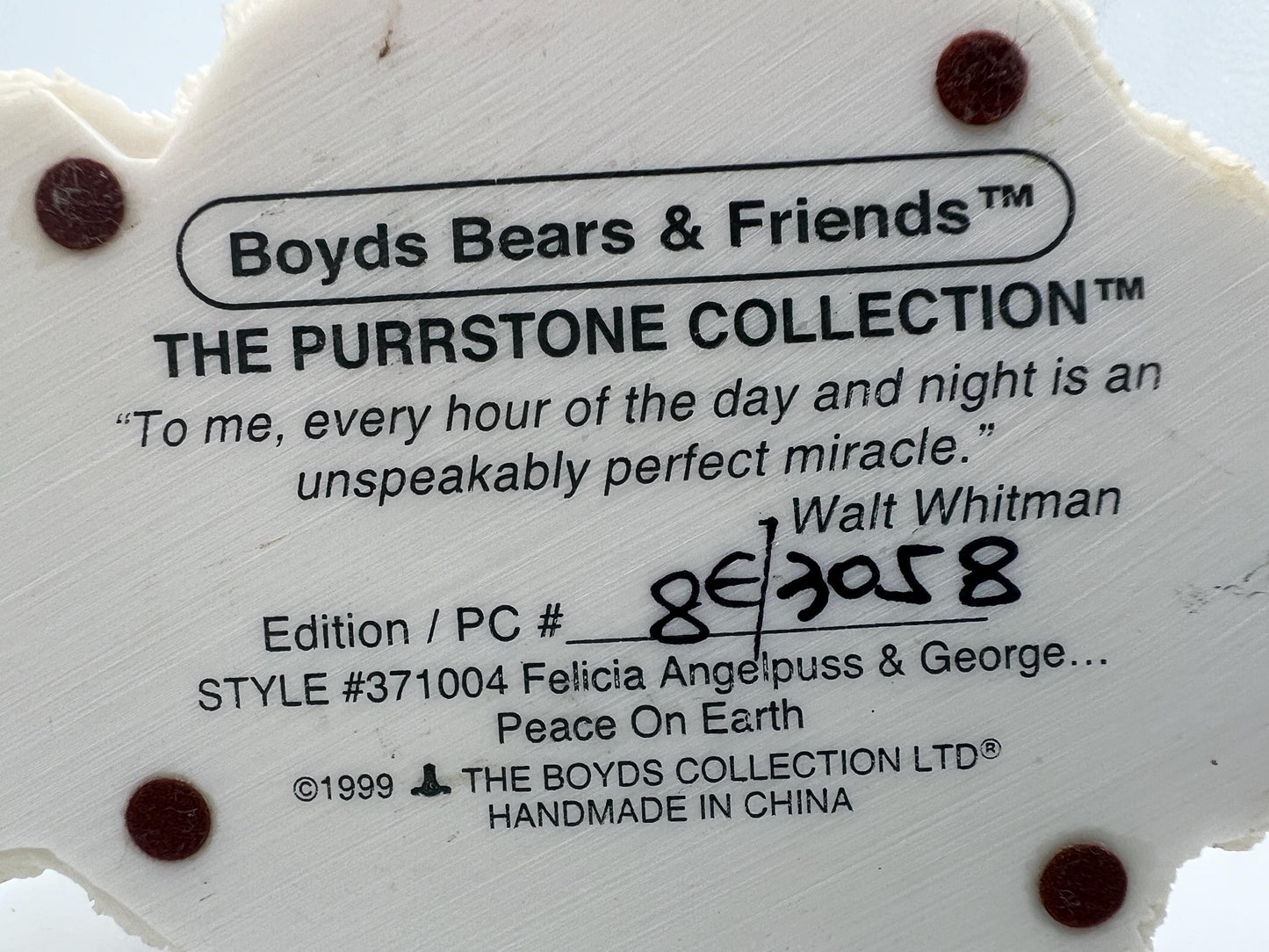 Boyd's Bears Resin Figurines, Vintage Friends Set (Lot of 6)