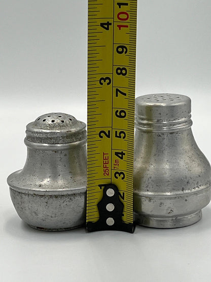 Mid Century Modern Salt and Pepper Shakers - Retro Ceramic Pair