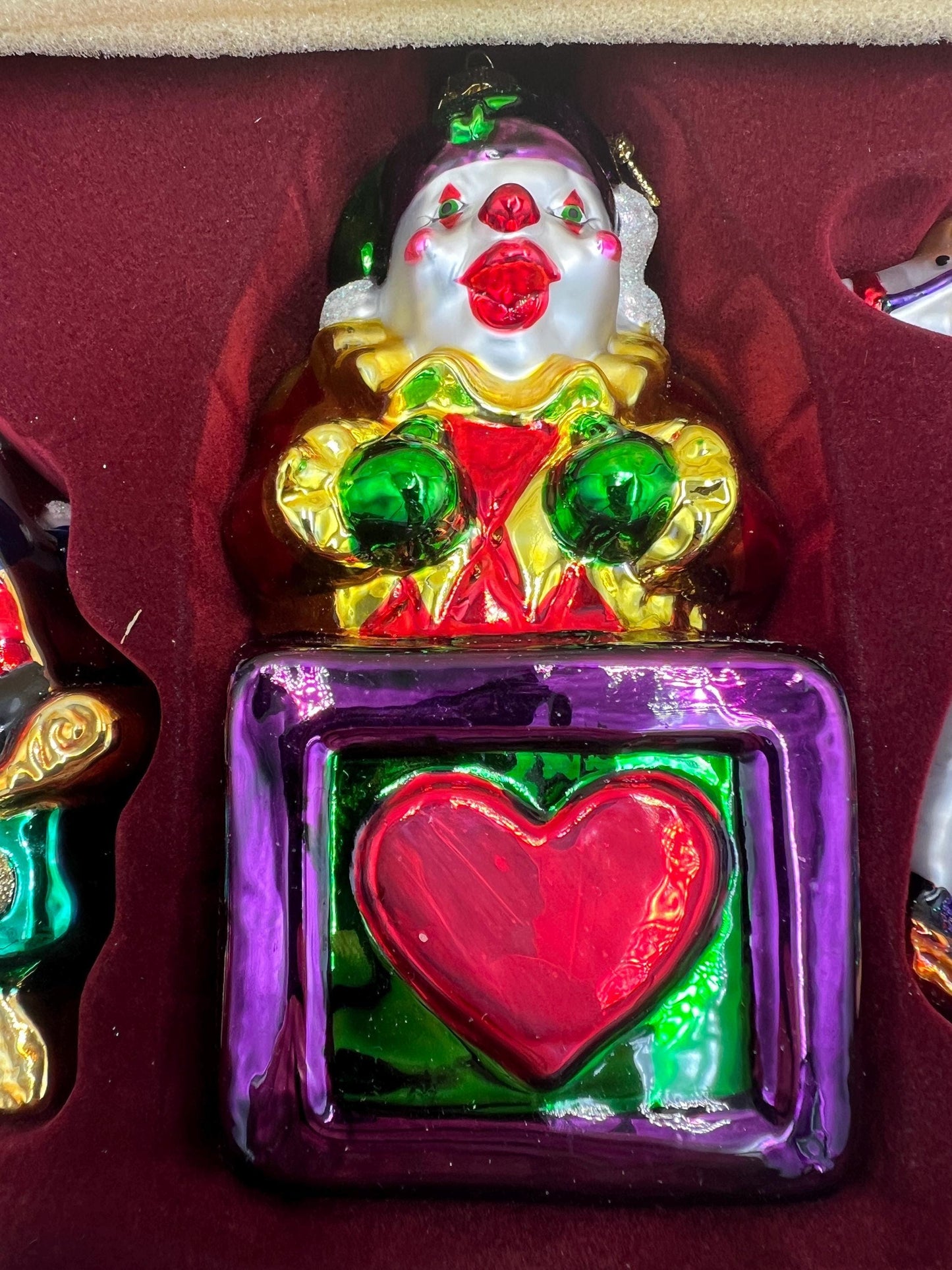 Vintage Thomas Pacconi Christmas Ornaments: Set of 3 Large 6-Inch