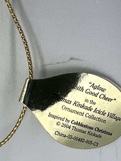Thomas Kinkade Icicle Ornaments: Hand-Painted Village Scenes