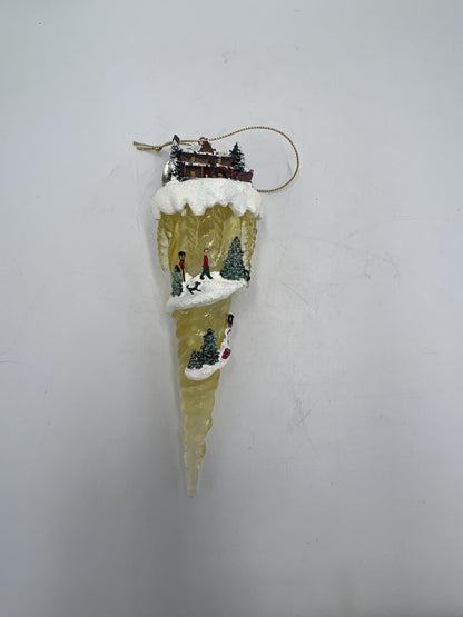 Thomas Kinkade Icicle Ornaments: Hand-Painted Village Scenes