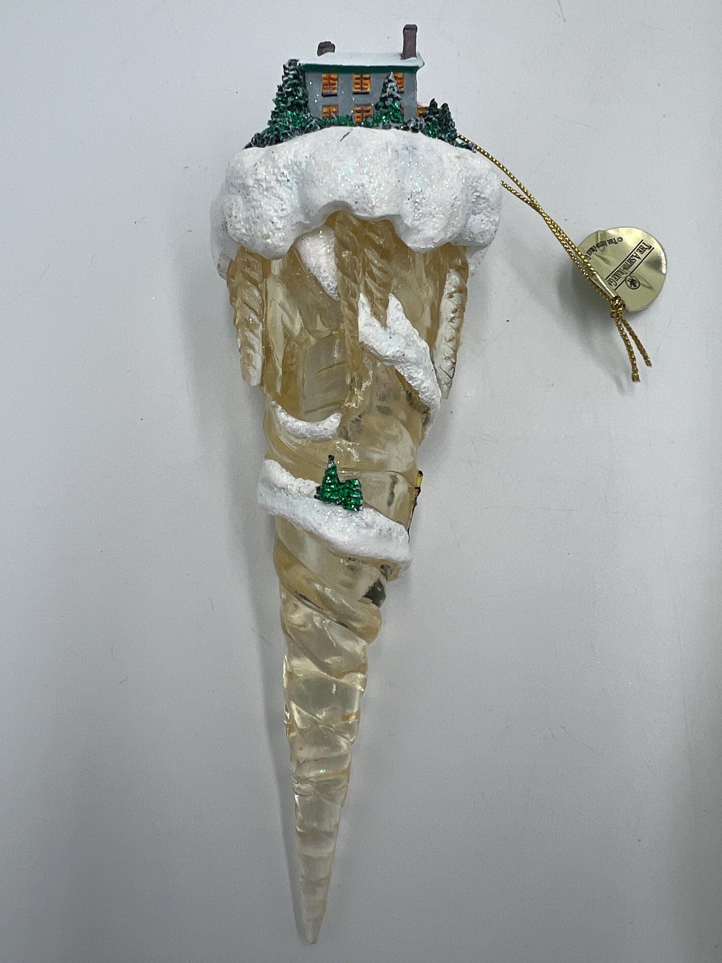 Thomas Kinkade Icicle Ornaments: Hand-Painted Village Scenes
