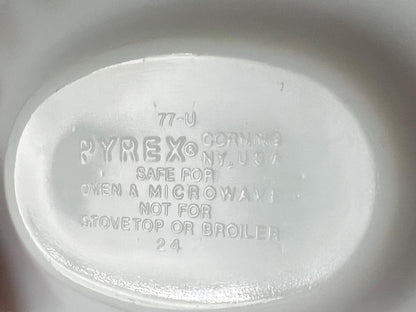 Vintage Pyrex Gravy Boat, Butterfly Gold Pattern (With Plate)