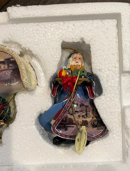 Thomas Kinkade Santa Ornaments, Collections 7, 32, 40, 41