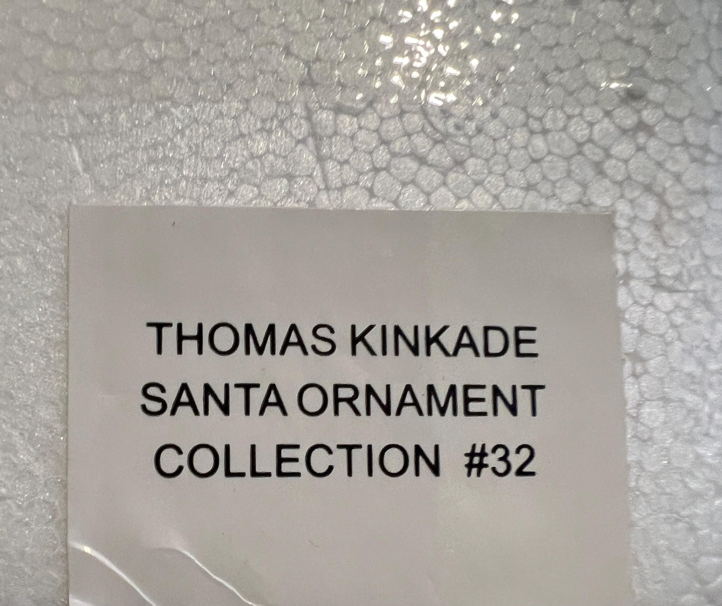 Thomas Kinkade Santa Ornaments, Collections 7, 32, 40, 41