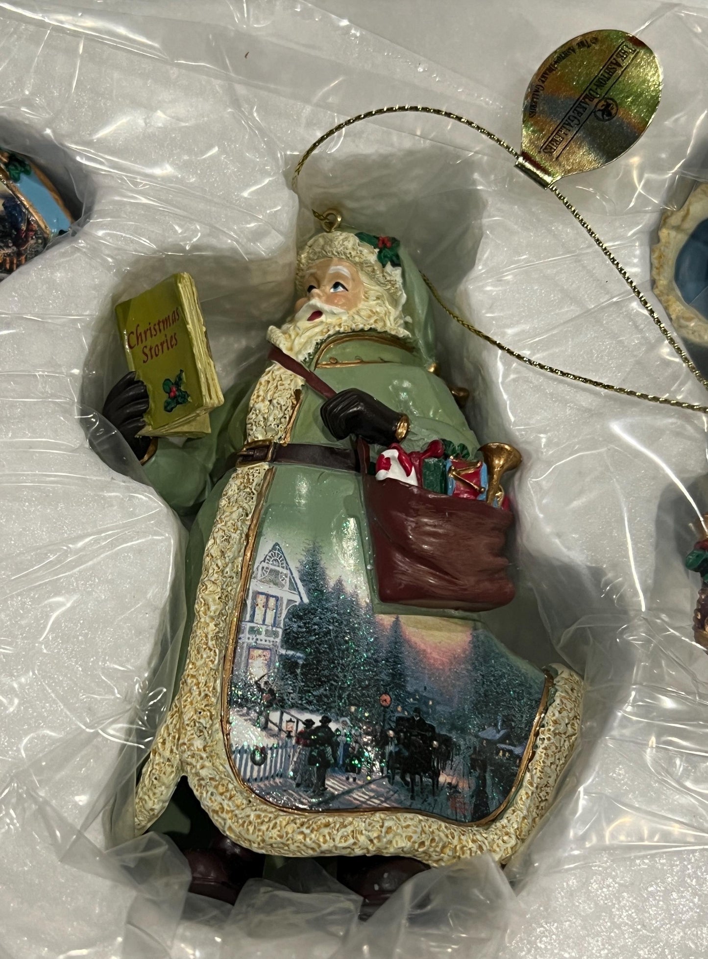 Thomas Kinkade Santa Ornaments, Collections 7, 32, 40, 41