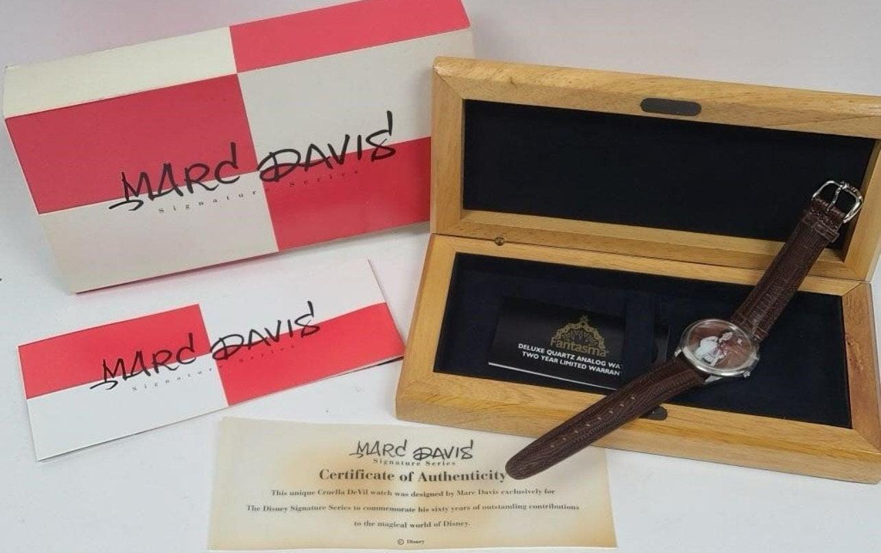 Marc Davis Disney Watch Cruella DeVil Limited Edition