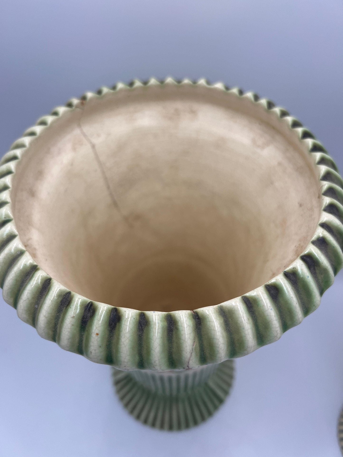 Roseville Donatello Cherub Vase Set: Antique Art Pottery, 1920s