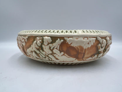 Roseville Donatello Antique Art Pottery Cherub Center Bowls