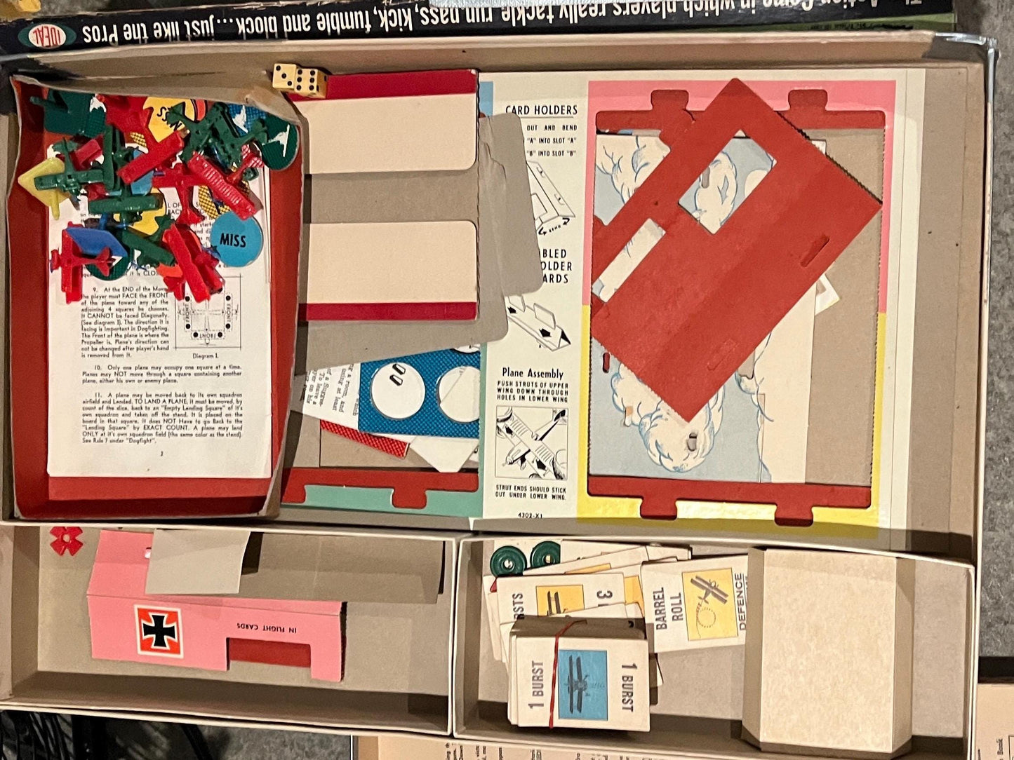Board Games Vintage 1960s - Dogfight - Fascination - All Pro Football - Capitol and Presidents - Your Choice