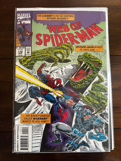Spider-Man 1990s Comic Lot (10 Issues) Marvel Web Spectacular
