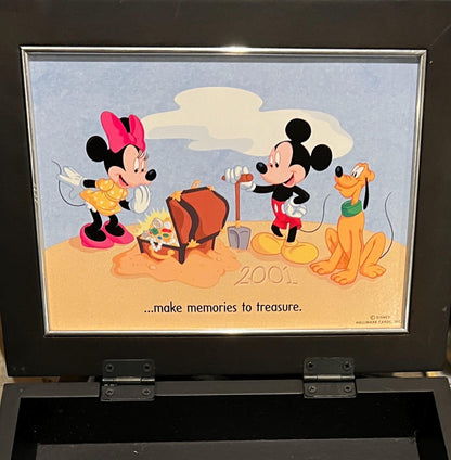Disney 1928 2001 Walt's 100th Mickey, Minnie and Pluto Keepsake Box Life Little Pleasures