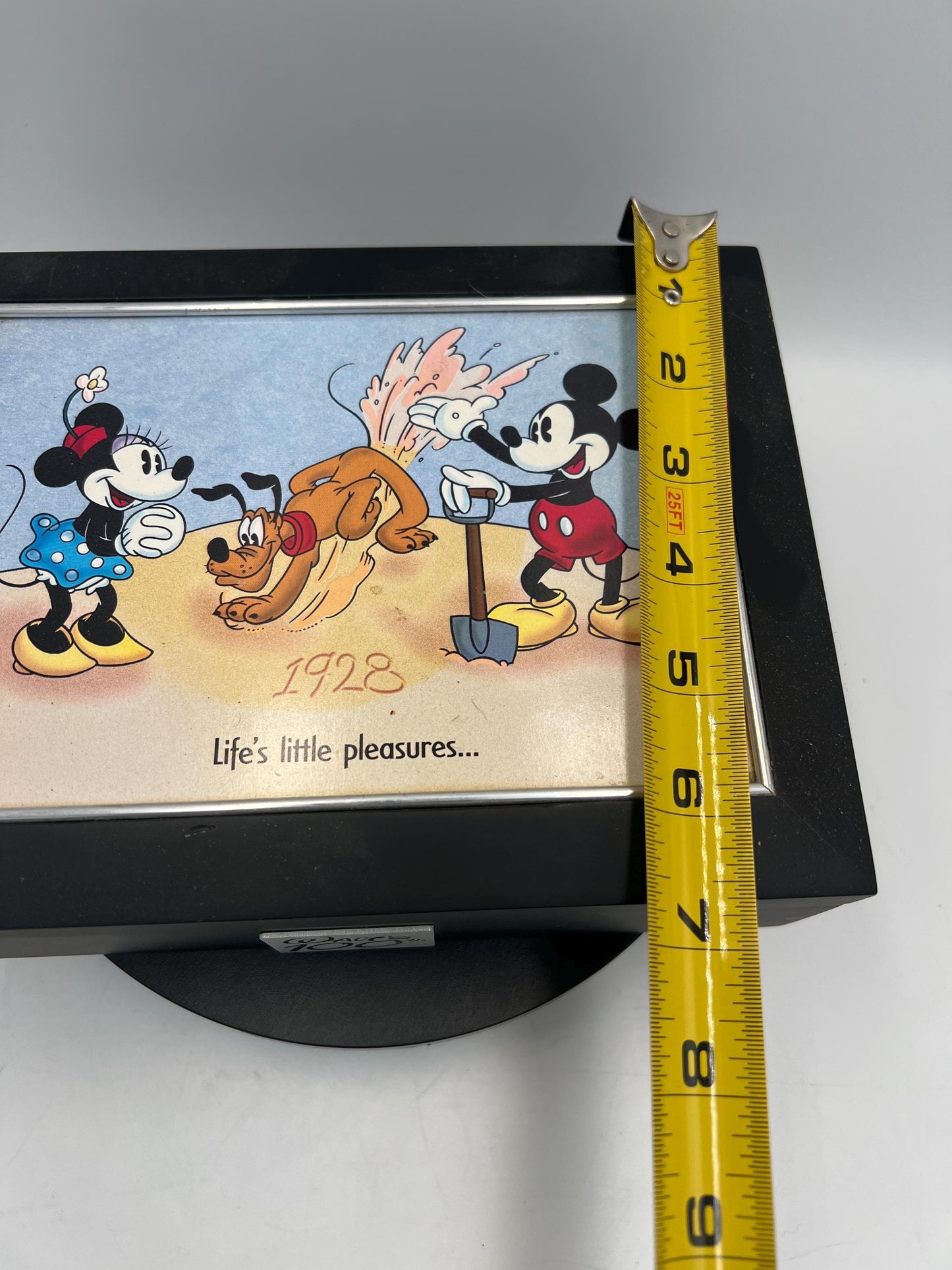 Disney 1928 2001 Walt's 100th Mickey, Minnie and Pluto Keepsake Box Life Little Pleasures