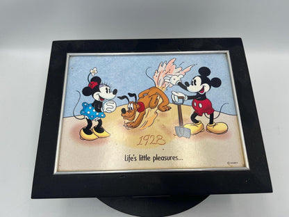 Disney 1928 2001 Walt's 100th Mickey, Minnie and Pluto Keepsake Box Life Little Pleasures
