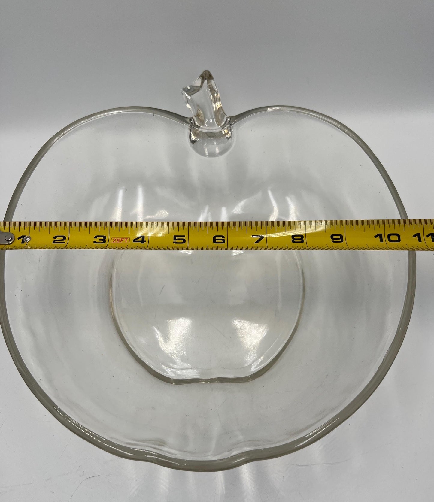 Vintage Hazel Atlas Clear Apple Themed Serving Set