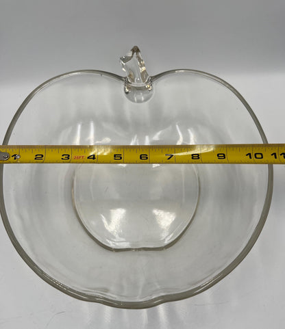 Vintage Hazel Atlas Clear Apple Themed Serving Set