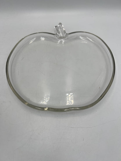 Vintage Hazel Atlas Clear Apple Themed Serving Set