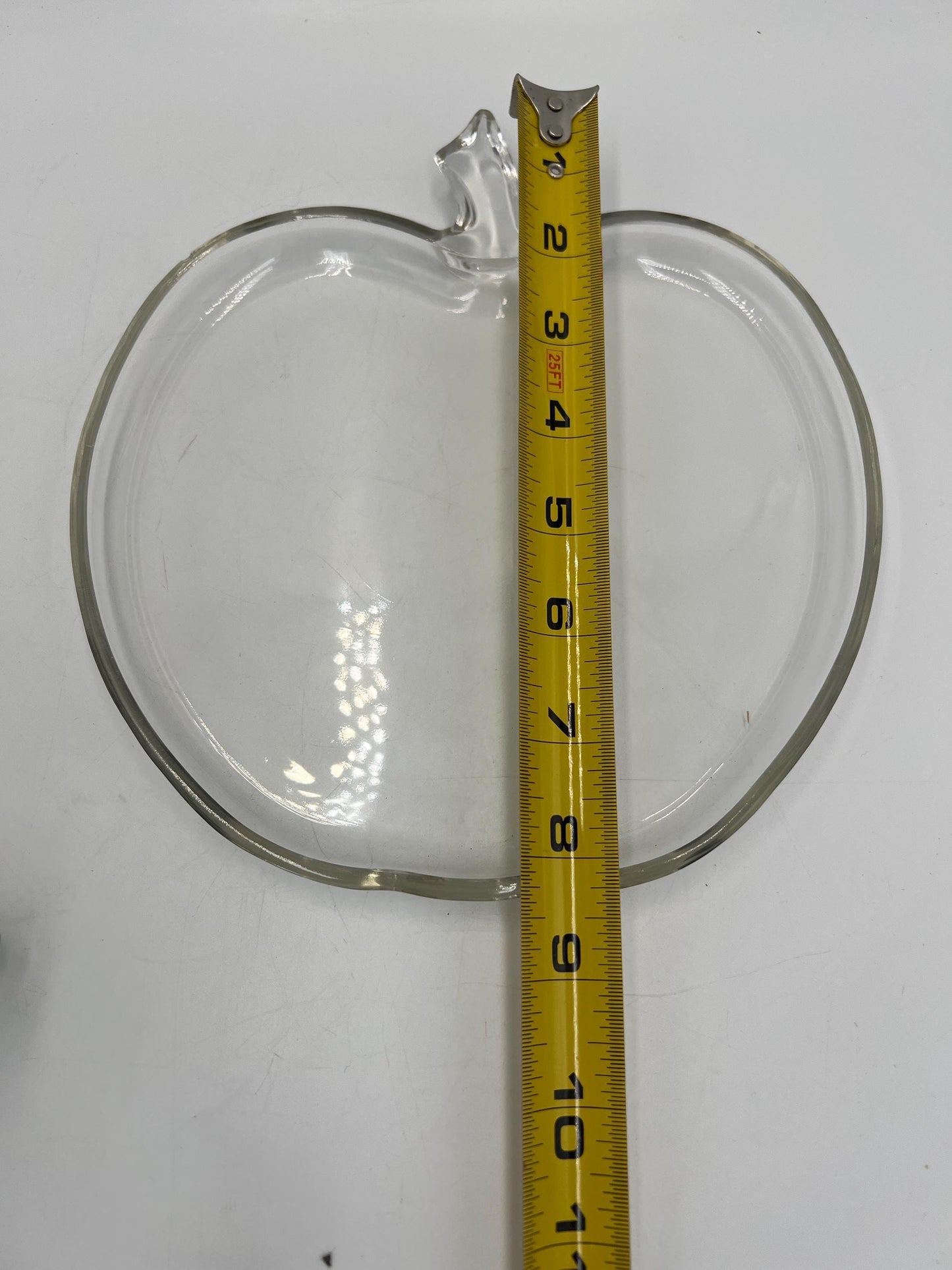 Vintage Hazel Atlas Clear Apple Themed Serving Set