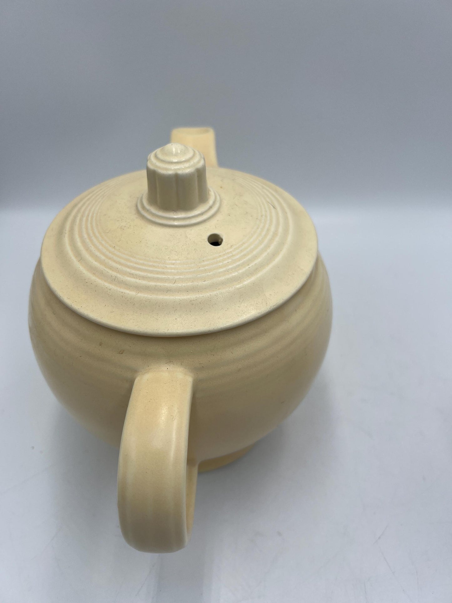 Homer Laughlin Fiesta Ivory Teapot Vintage