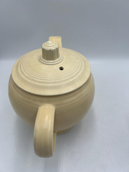 Homer Laughlin Fiesta Ivory Teapot Vintage