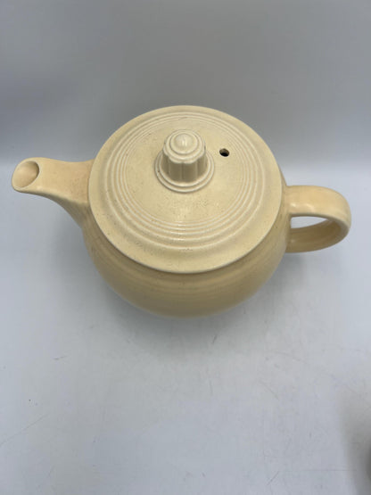 Homer Laughlin Fiesta Ivory Teapot Vintage