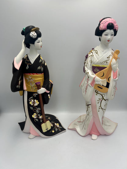 1985 Signed and Numbered Song of the Seasons Hakata Dolls, Summer Maiden and Winter Maiden - Available Individually
