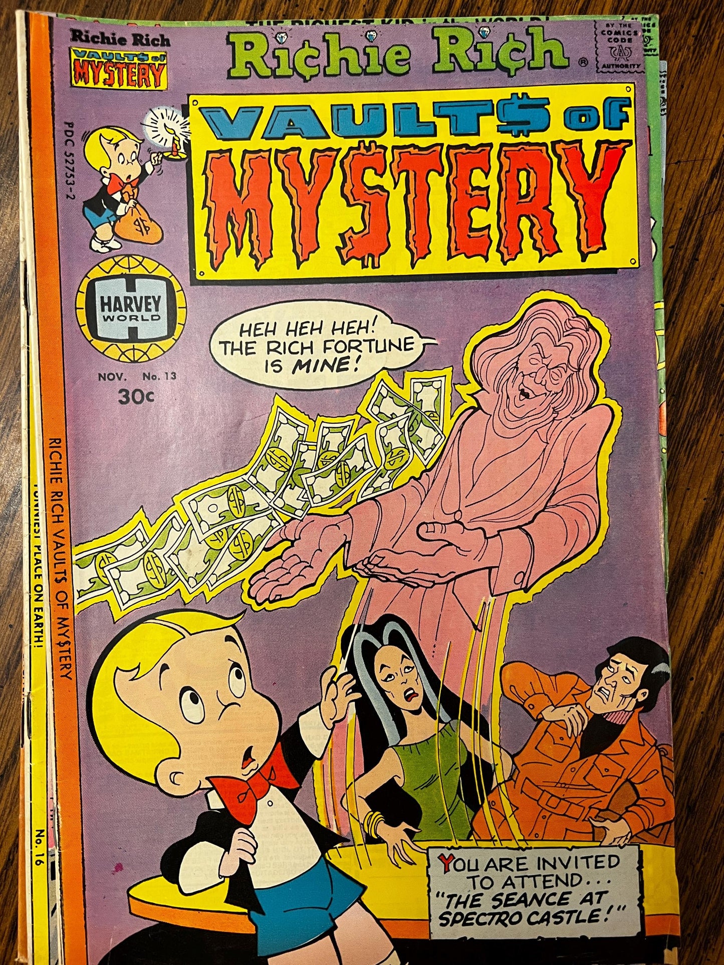 Richie Rich Adventure, Gems & Mystery Lot – Vintage Harvey Comics
