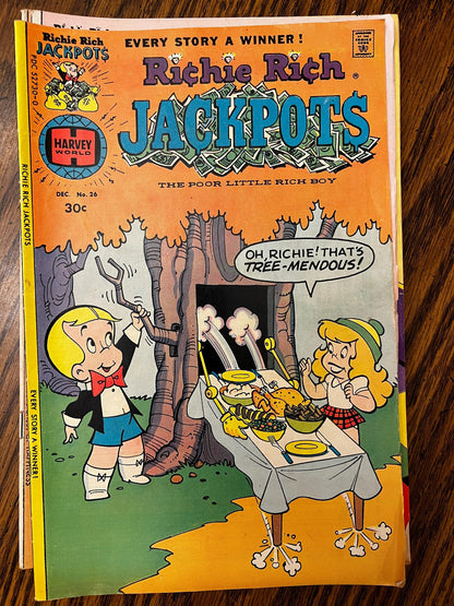 Richie Rich Adventure, Gems & Mystery Lot – Vintage Harvey Comics