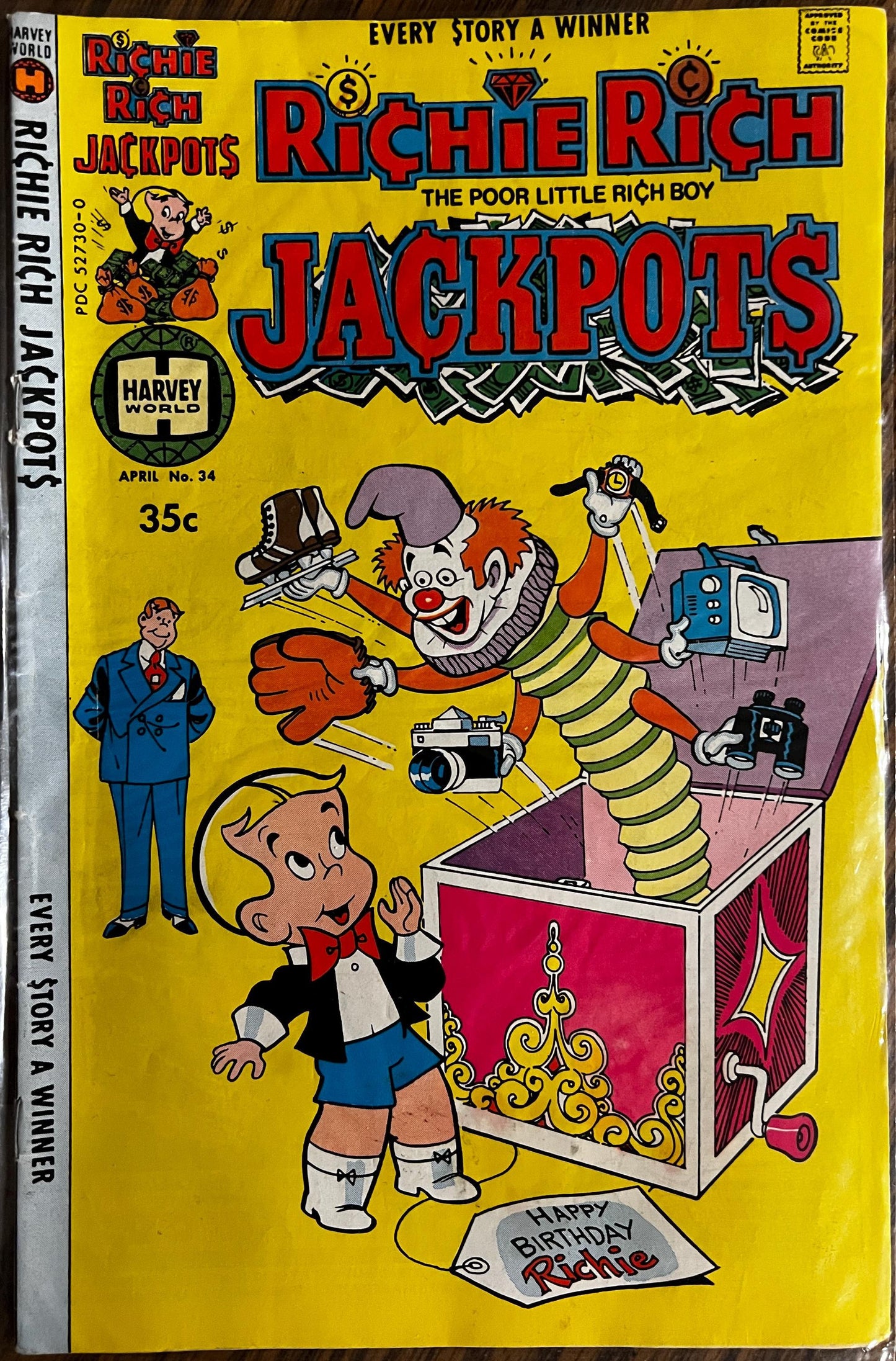 Richie Rich Adventure, Gems & Mystery Lot – Vintage Harvey Comics