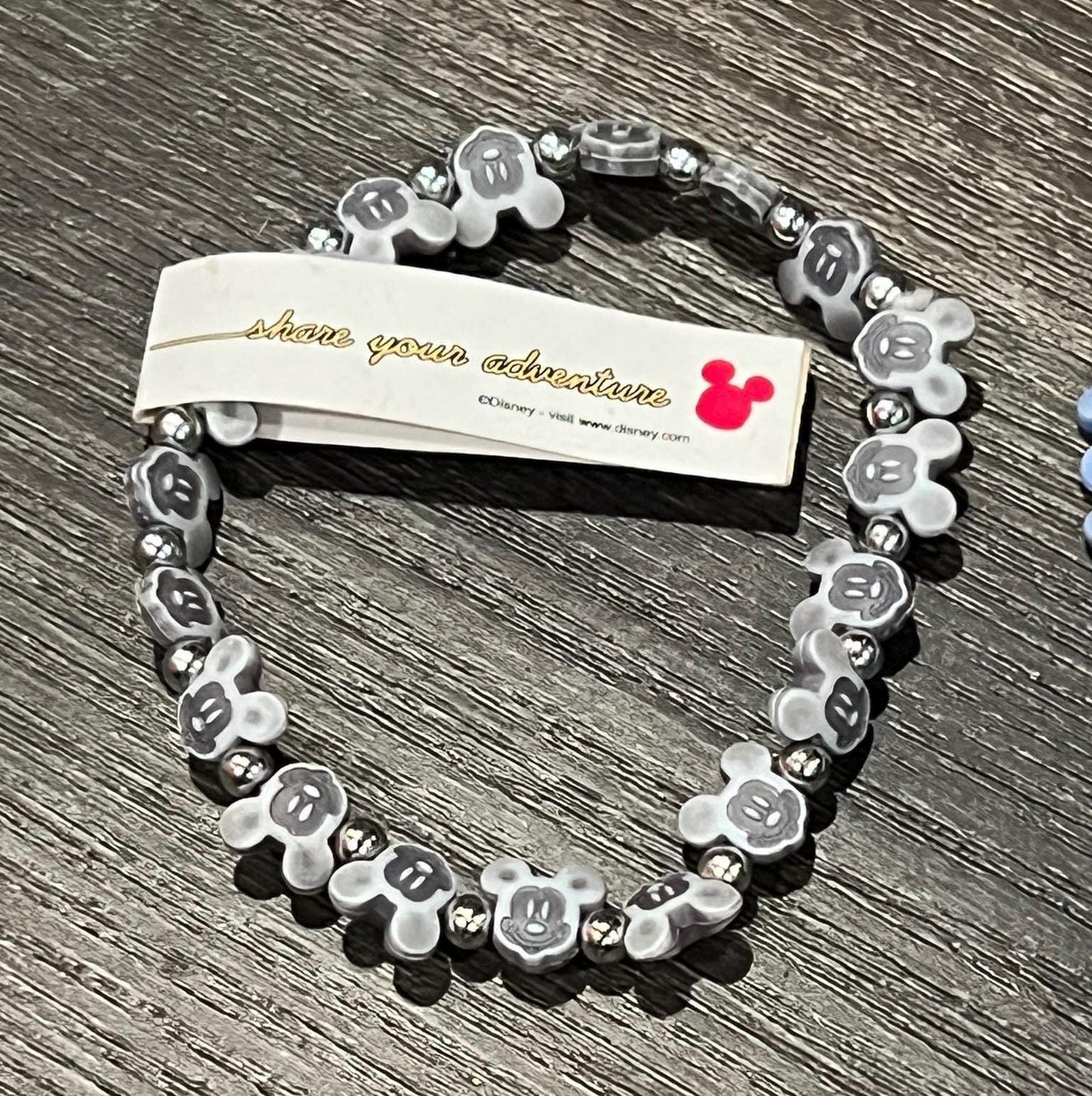 DISNEY Mickey Minnie Mouse Stretch Bracelets Mickey Head Ears - 4 Bracelets for Kids or Adults - Trrtlz