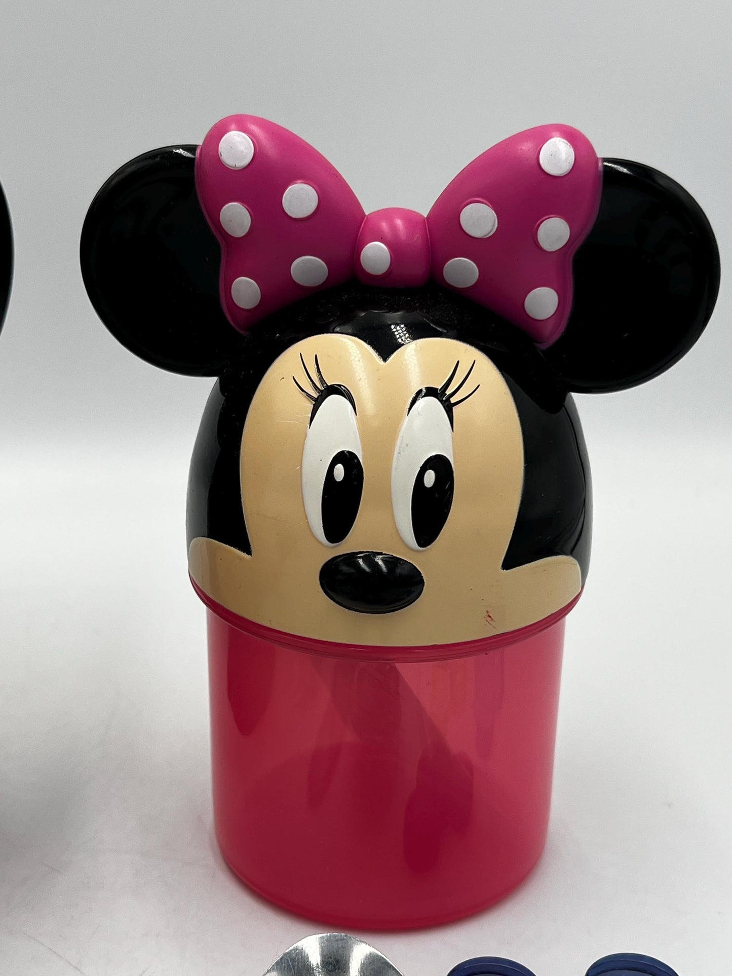 DISNEY Mickey Mouse Lot of Utensils Cutlery for Kids - Swizzle Sticks - Stoirrers- Silverware - Bread Sandwich - Cups