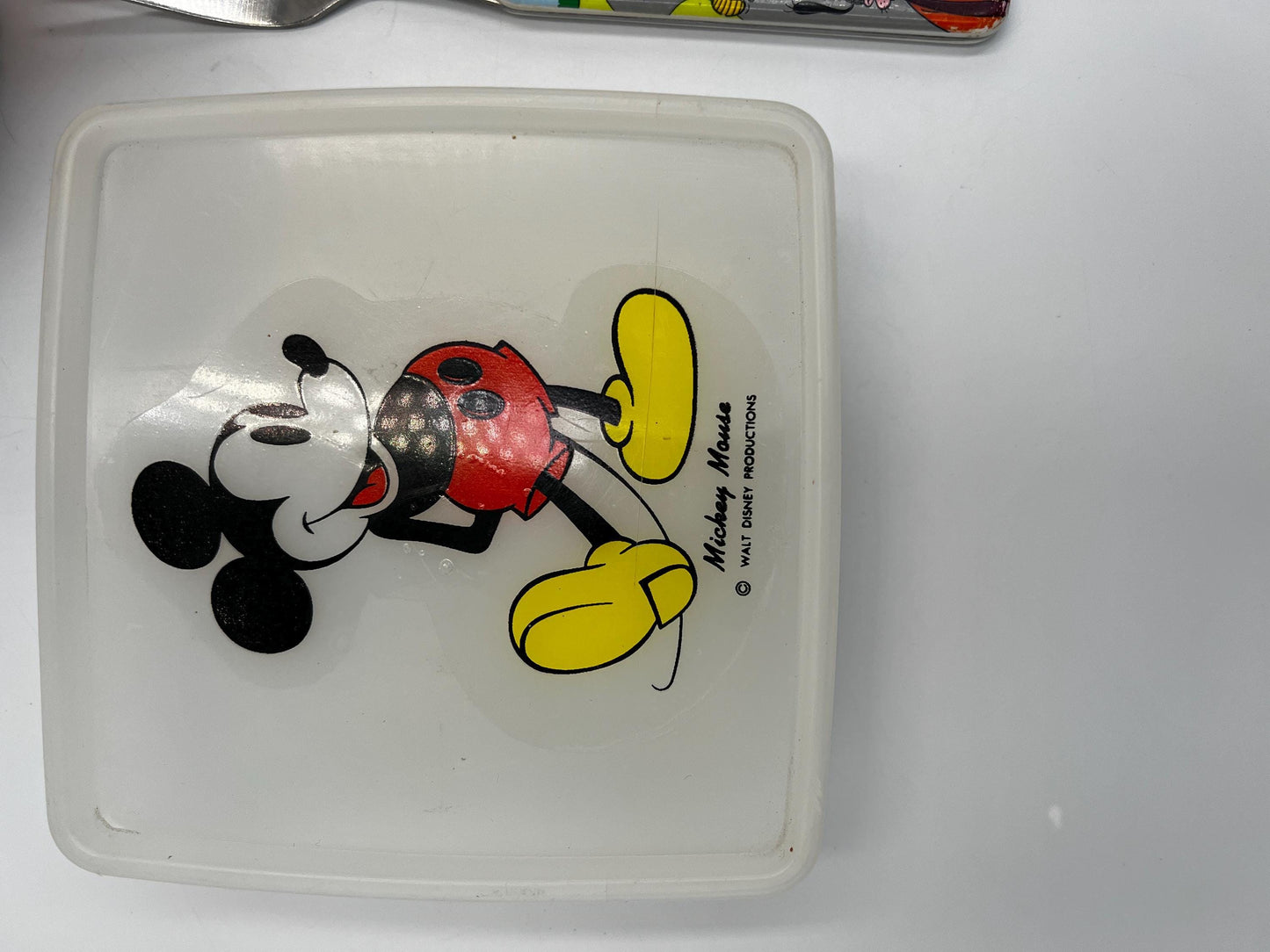 DISNEY Mickey Mouse Lot of Utensils Cutlery for Kids - Swizzle Sticks - Stoirrers- Silverware - Bread Sandwich - Cups