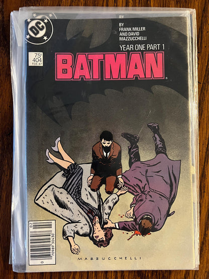 BATMAN: "YEAR ONE" Complete Set (404, 405, 406, 407) + Lead-in #403! - Frank Miller - High Grade!
