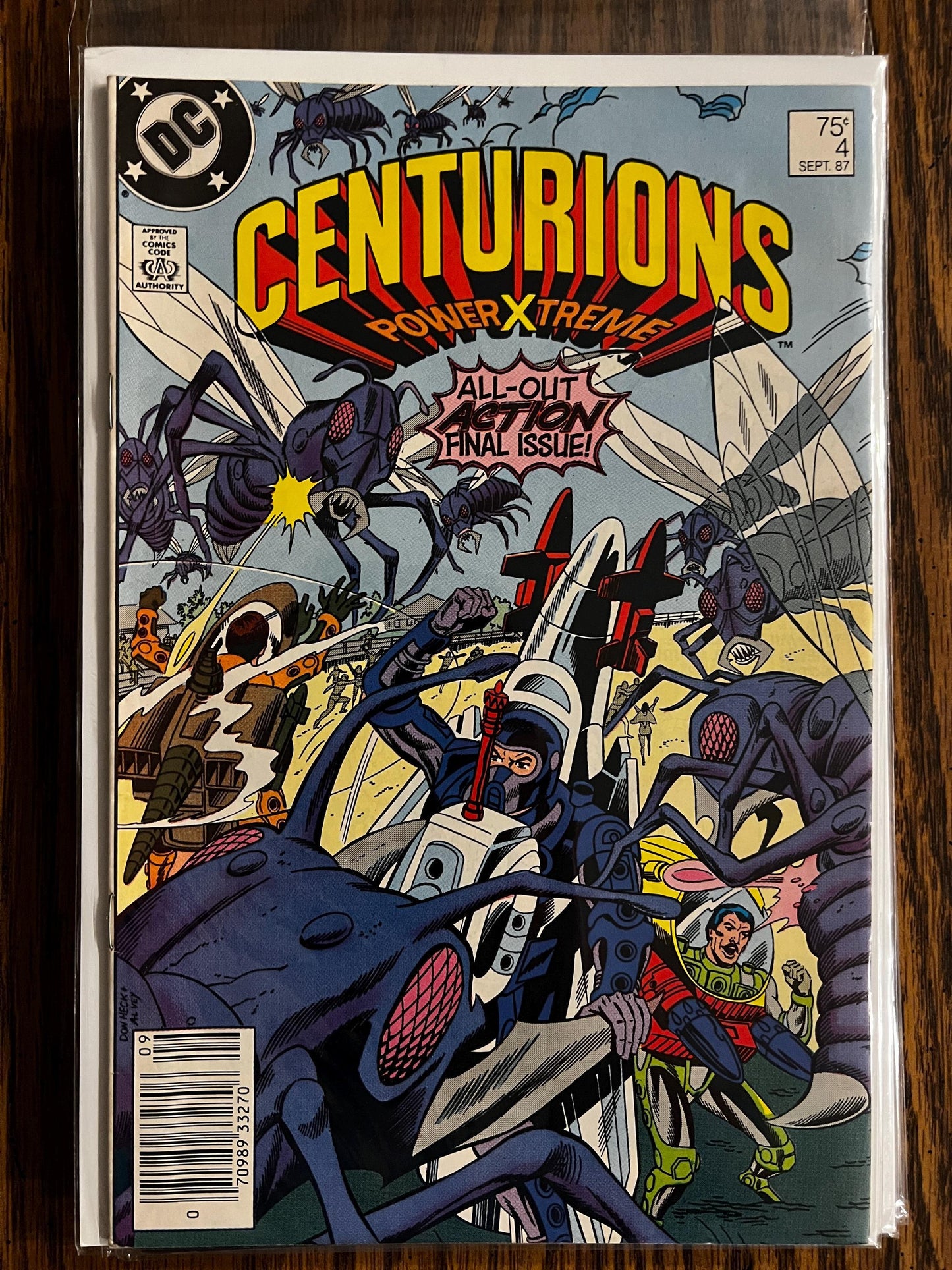 8-Comic High-Grade 80s/90s "Media/Toy" Lot! - STAR TREK (Complete Set!) - Centurions & MASK!