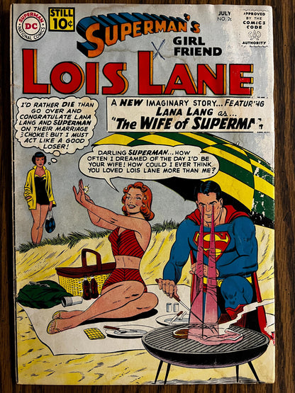 5-Comic Silver Age SUPERMAN FAMILY Lot - Lois Lane & Jimmy Olsen - 10c and 12c 1960s DC!