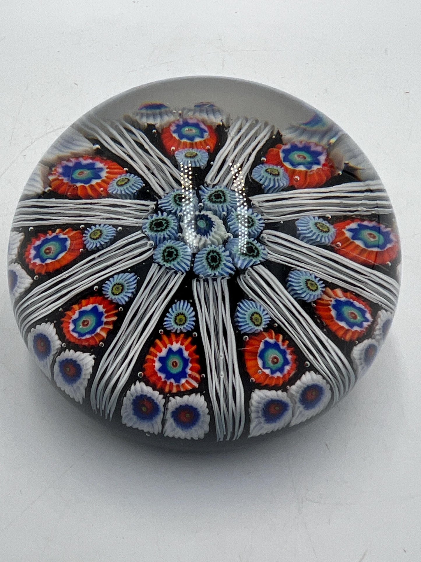 Vintage Glass Millefiori and Unique Large Swirl Paperweights: Handcrafted Collectible Art. Your choice