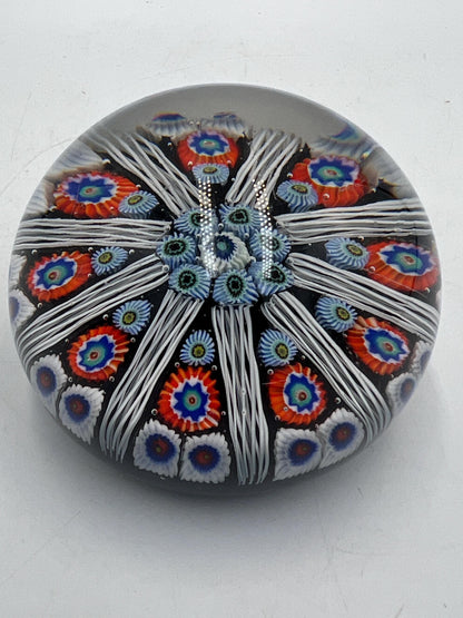 Vintage Glass Millefiori and Unique Large Swirl Paperweights: Handcrafted Collectible Art. Your choice