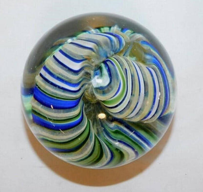 Vintage Glass Millefiori and Unique Large Swirl Paperweights: Handcrafted Collectible Art. Your choice
