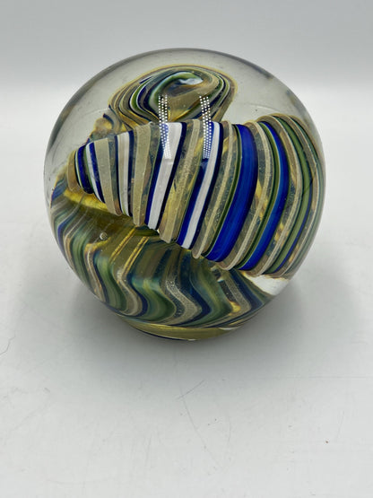 Vintage Glass Millefiori and Unique Large Swirl Paperweights: Handcrafted Collectible Art. Your choice