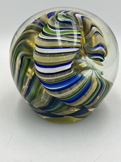 Vintage Glass Millefiori and Unique Large Swirl Paperweights: Handcrafted Collectible Art. Your choice