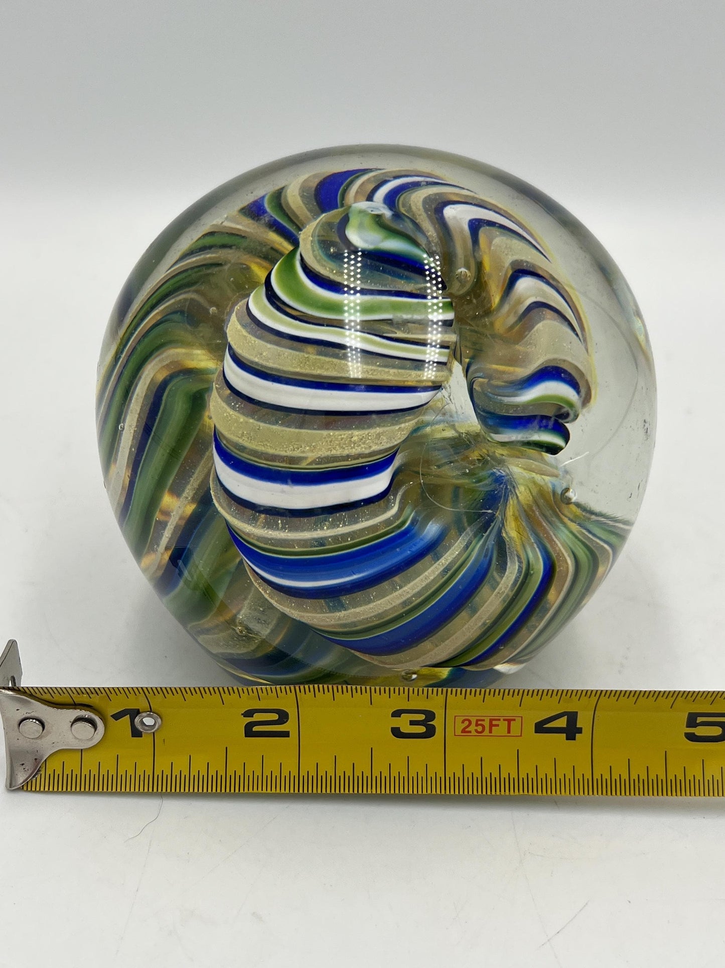 Vintage Glass Millefiori and Unique Large Swirl Paperweights: Handcrafted Collectible Art. Your choice
